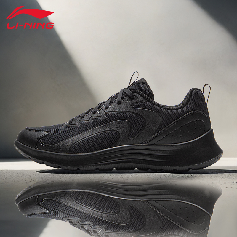 李宁轻羽跑步鞋男春秋轻便跑鞋