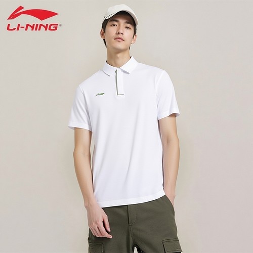 李宁短袖POLO衫男士夏季大码T恤