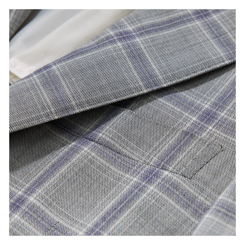 【轻薄半麻衬工艺】吉家薄款西装男士半里衬绵羊毛便西服外套