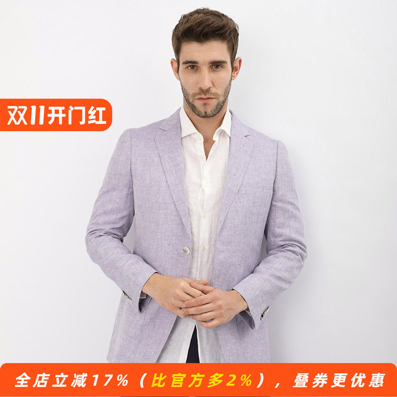 春夏男士薄款半里便西外套