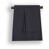 精纺羊毛&桑蚕丝长裤 毛料标准直筒西裤 商务休闲男士 子 吉家