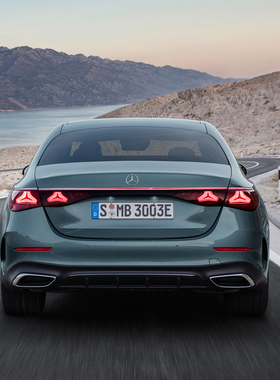 适用于奔驰新C/E/S级C200L E260L E300L S350改装LED贯穿式后尾灯