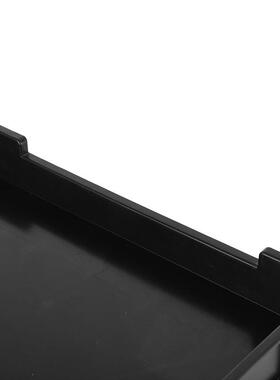 CJ-8115-2黑色防静电周转箱塑料方盘零件盒电子元件托盘物料盘