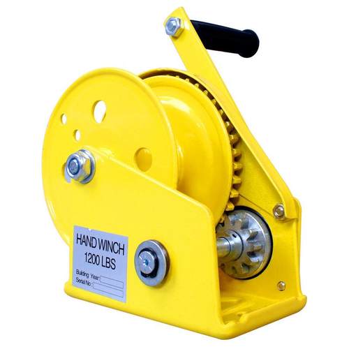 绞盘1200磅1600磅2600磅双向自锁手摇牵引绞车便携钢丝绳手动绞盘