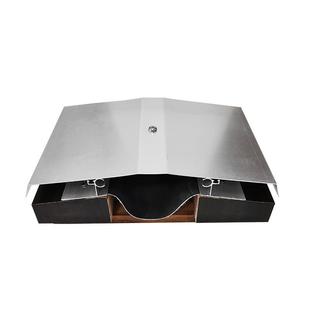 屋面变形缝建筑顶面伸缩缝铝合金盖板屋面V字型厂家优惠转角