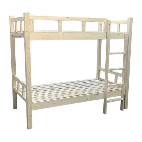 实木上下床学生宿舍高低床员工双层床寝室实木公寓床实木上下铺