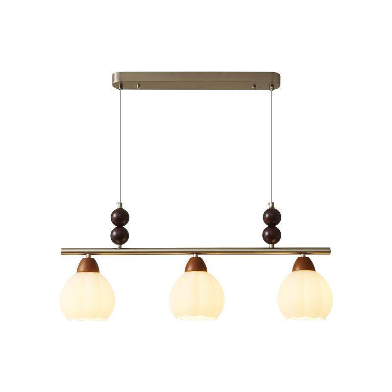 法式复古餐厅吊灯新款魔豆餐桌灯长条中古高级感创意饭厅吧台灯具,家装灯饰光源,智能吊灯,淘宝优惠券,粉丝福利购,淘宝优惠卷