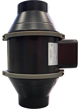 EC100mm4寸帐篷种植水培种植家用通风增压斜流风机内联管道风机