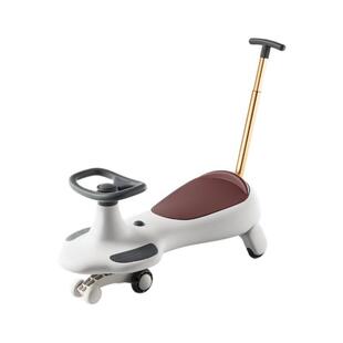 儿童扭扭车1-3-岁大人可坐加长防侧翻静音轮新款宝宝摇摆车带推杆
