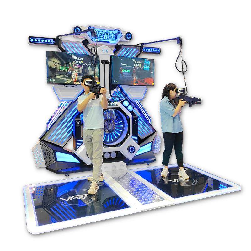 vr双人枪击对战平台游戏机多人体感射击一体机大型体验馆游乐设备
