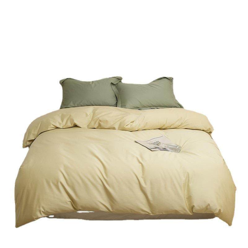 100s长绒棉全棉单品被套床单床笠纯棉被罩双人简约学生宿舍三件套,床上用品,学生床品套件,淘宝优惠券,粉丝福利购,淘宝优惠卷