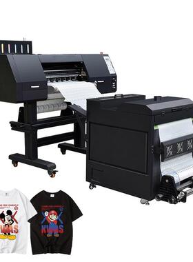 双头白墨烫画打印机dtf热转印2024衣服数码印花机tshirtprinter
