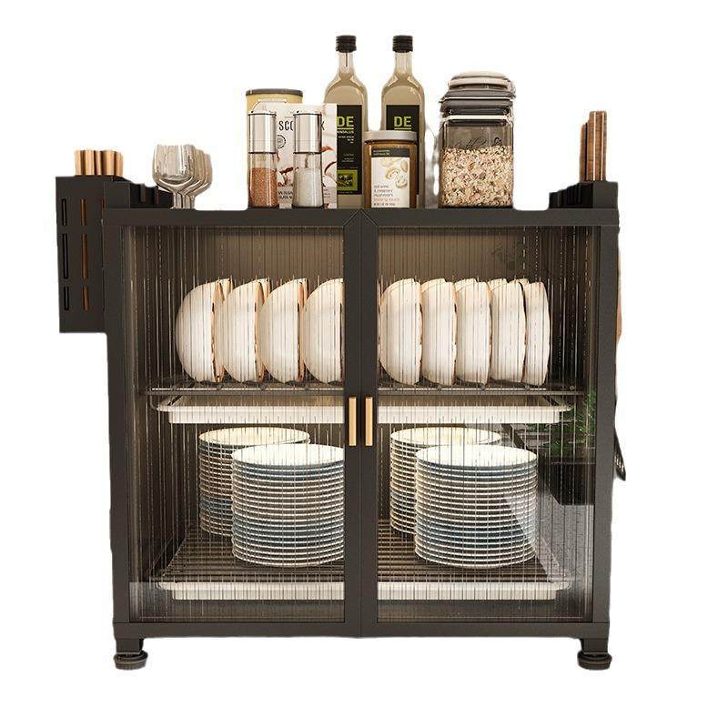 厨房置物架家用台面防尘带门碗柜碗碟沥水架厨房碗筷收纳盘架碗架,厨房/烹饪用具,抹布架/厨房清洁收纳架,淘宝优惠券,粉丝福利购,淘宝优惠卷