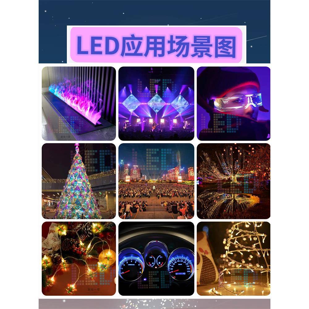 2835球头红.色02瓦120LTX度顶3528带透镜凸球红光L贴ED发光片灯模