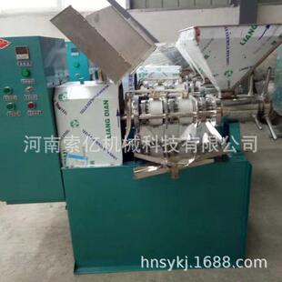 花菜榨籽螺旋榨油机双生筒滤玉米胚榨油机全自7568动油茶籽油油机