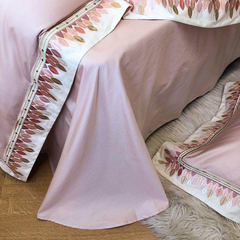 轻奢风1010s支棉长绒四件套纯棉贡缎被套简OSH用约双人床单.8m床