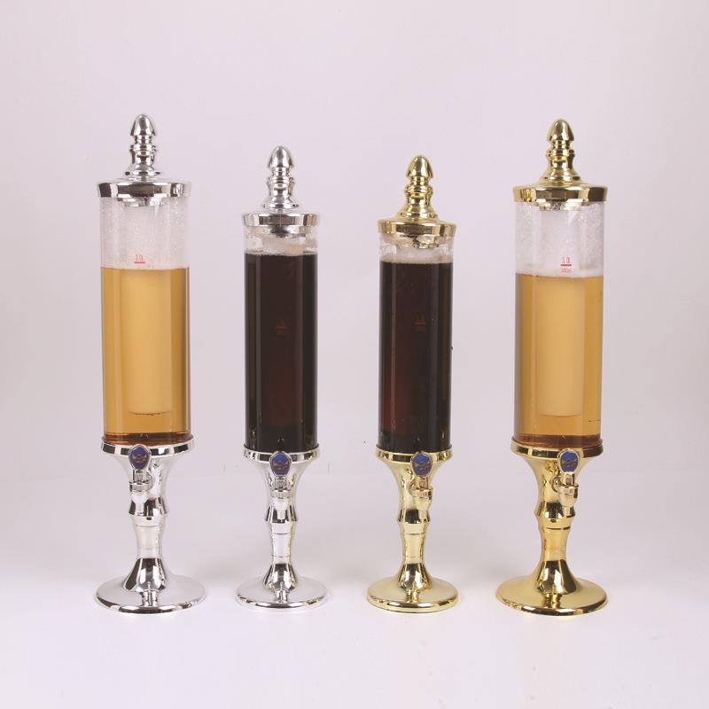 酒酒吧用K桶TV扎啤印logo3L炮2L1用.5L带灯IKO光啤酒桶饮料桶