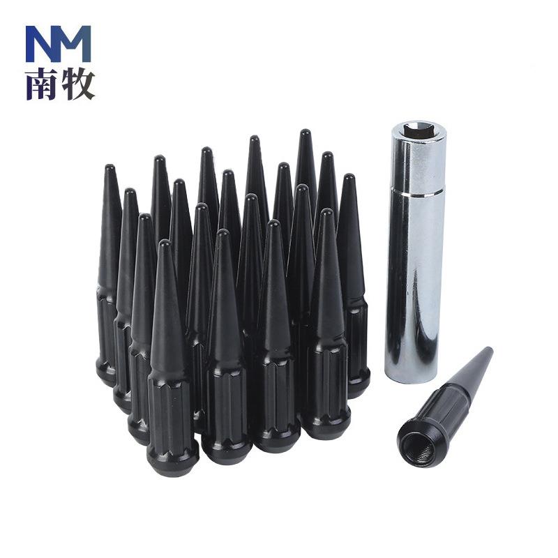 轮毂螺丝螺母改装厂家-112花尖头汽配件WHEELN齿U车T14*QRO.5螺1