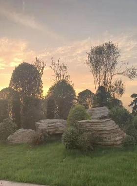 园售千层景观工程大型假山石102101销林庭院景观石别石墅千层假山
