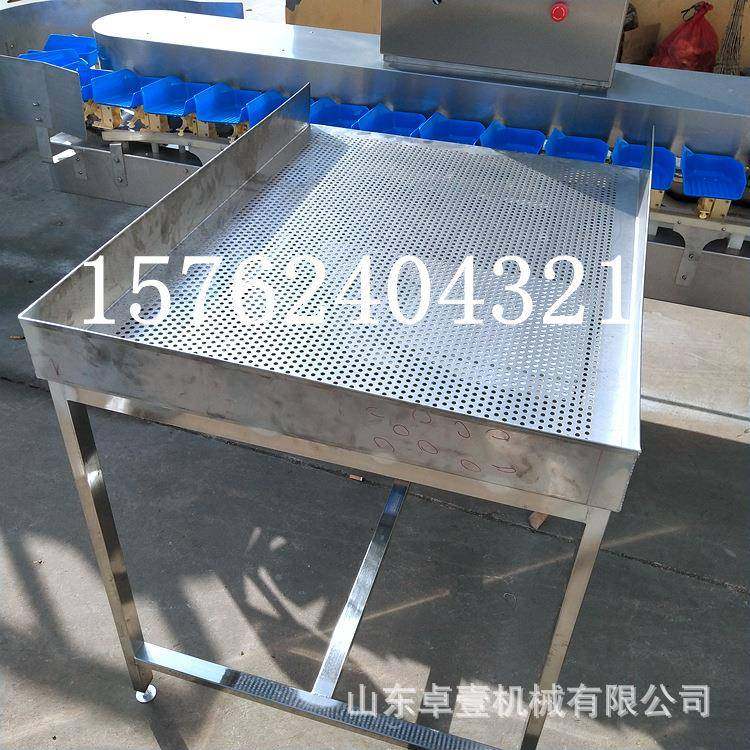 料分选机全自用JYA动子分选机卓壹商海蛎分拣机一拖二盒流水线专