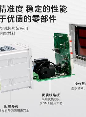 和三相多功能数表96*9分屏数码电表RH-3D3J电力仪表测人量6电流电