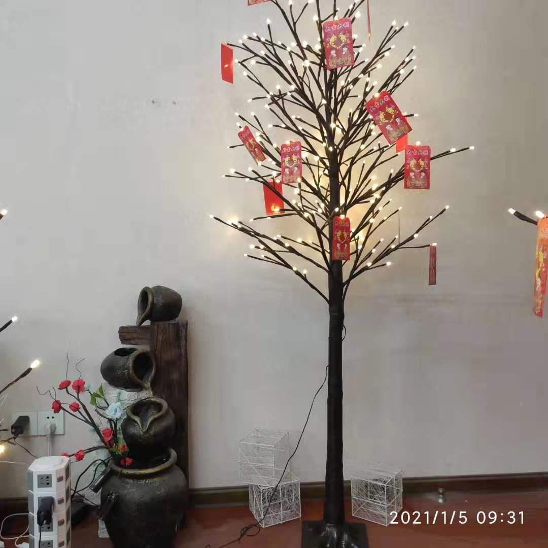 节灯日灯饰led发财庆树led节20210101婚庆圣诞灯LED灯家居树商场