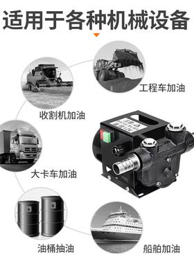 渝乐2电动USQ0抽油泵412VV22V伏自吸泵正反转直流加油泵柴油抽油