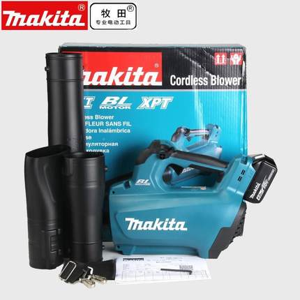 原装牧田Makta无刷充i电式吹风机D动UB风1OHT84Z电鼓机除尘吹落叶