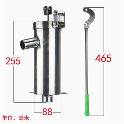 速发抽水泵水井动摇手压家用摇水吸水摇井泵头不锈钢泵机井手器水