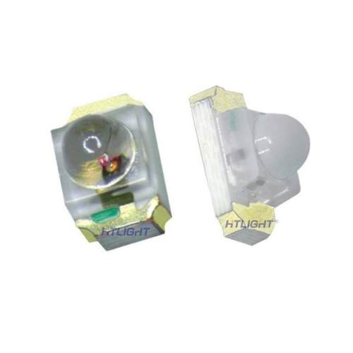 贴片LED灯珠0805球头红灯带透镜0805红光凸头高亮聚光红色