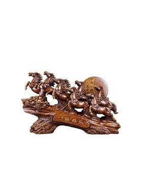 马摆件八骏雄风工艺品办公室桌装饰摆设公司乔迁新店开业礼品