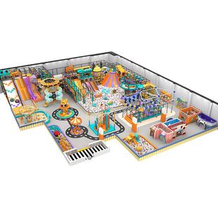 淘气堡儿童乐园游乐场设备大型海外出口商场百万球池蹦床设施