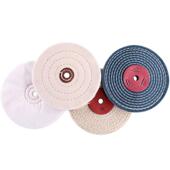 6寸带柄镜面抛光轮金属打磨轮木雕抛光打蜡蜜蜡珠宝布轮