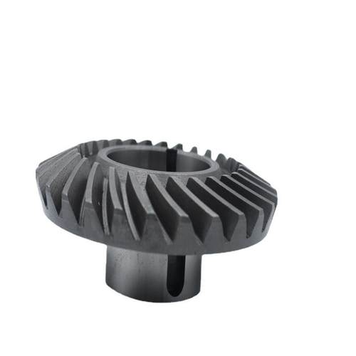 厂家供应45号钢伞齿轮标准孔锥齿轮弧形斜齿轮轴非标螺旋伞齿轮