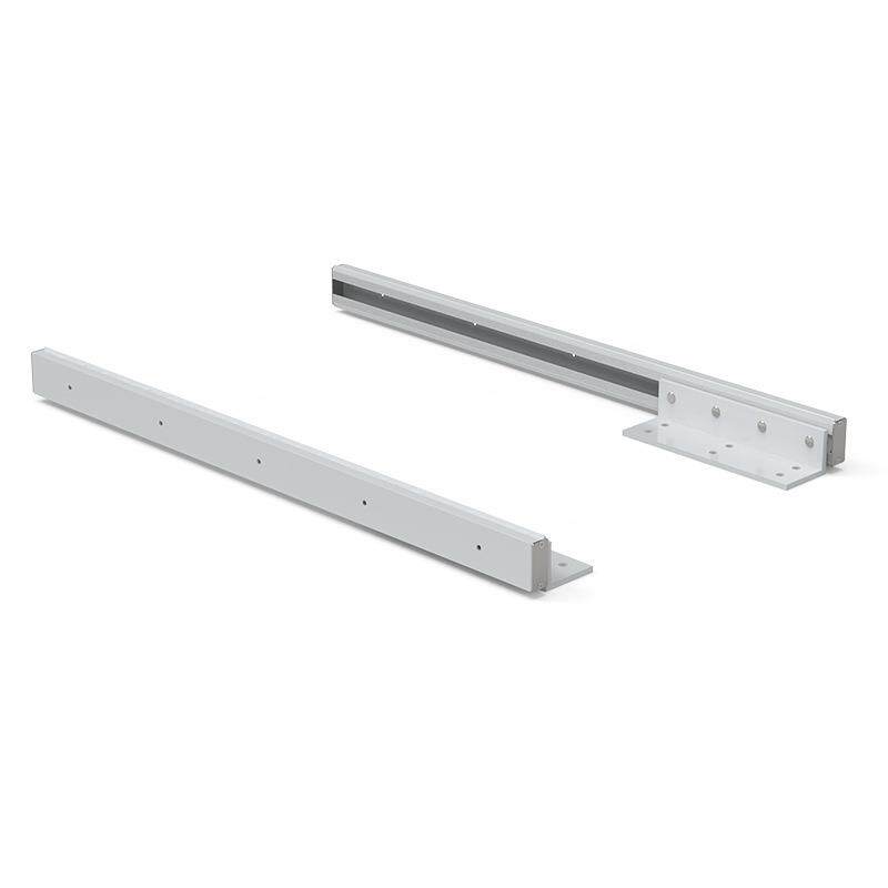 中岛台侧拉轨道抽拉伸缩岩板中岛吧台延长直线滑轨重型导轨