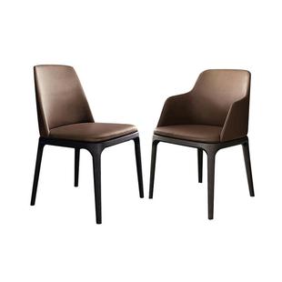 北欧实木餐椅现代简约时尚 创意家用餐厅酒店桌椅靠背轻奢八角椅子