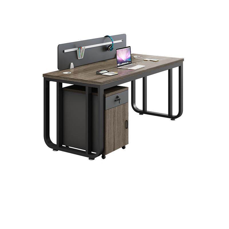 桌椅组合现代员工位财务桌4人位6人位卡座办公室家具电脑桌可拆卸