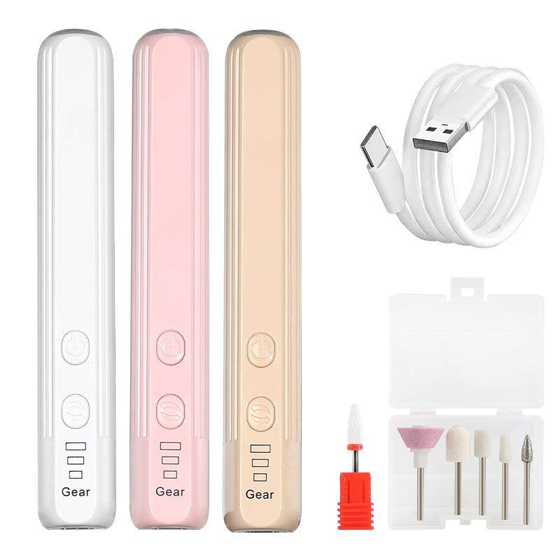 电动磨甲器美甲打磨机便携式美甲工具卸甲抛光去死皮源头工厂