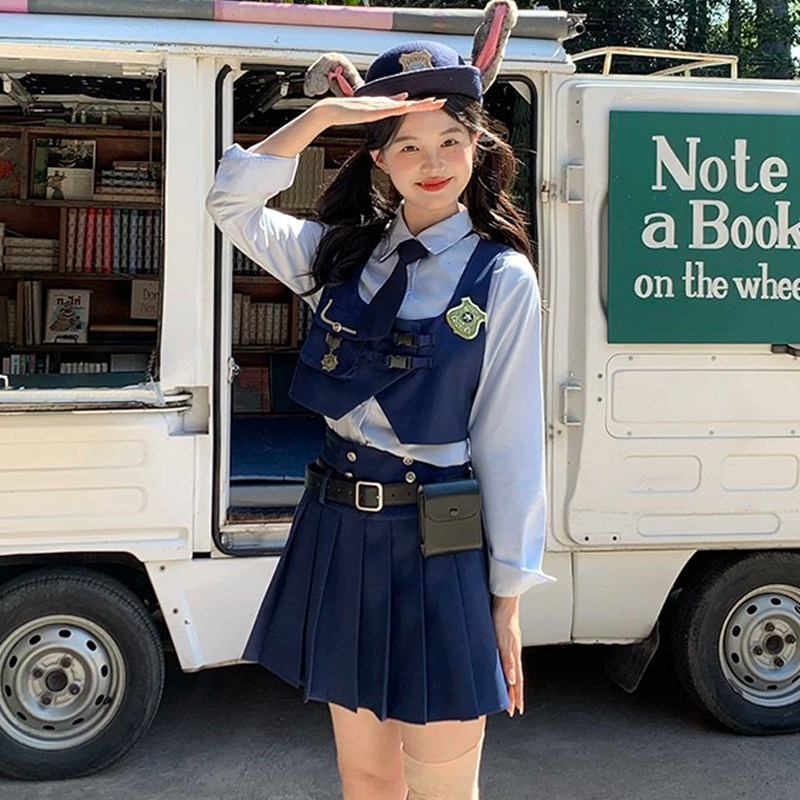 疯狂动物2环球漫展影城迪士尼穿搭兔子女警官衣服朱迪cos成人套装,女装/女士精品,时尚套装,淘宝优惠券,粉丝福利购,淘宝优惠卷