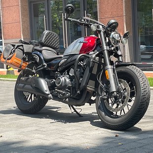 适用春风450CLC保险杠护杠改装折叠靠背快拆皮包T帆布包换挡杆脚