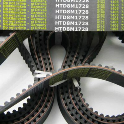 Htd1728-8M橡胶Q输送带216齿