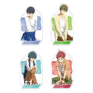 星河动漫 Free 彩旗系列 七濑遥 橘真琴 桐岛郁弥款摆件 立牌周边