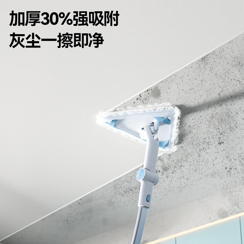 一次性懒人三角拖把免手洗2024新款家用一拖天花板清洁净神器
