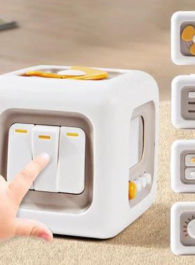 6 in 1 Montessori Cube Toys Sensory Busy Board Baby