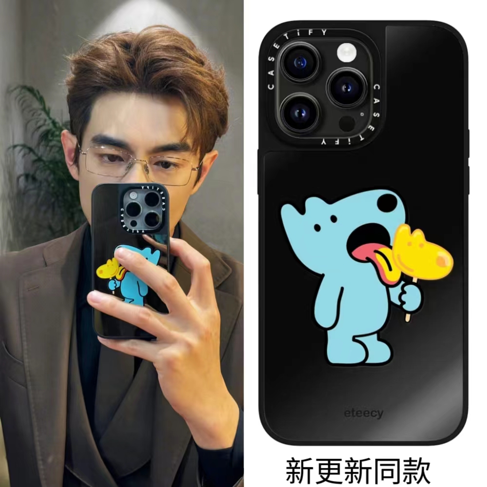 CASETi林更新同款糖果狗狗15pro适用iPhone14ProMax苹果13Pro网红明星潮牌小众联名15Plus手机壳12防摔保护11