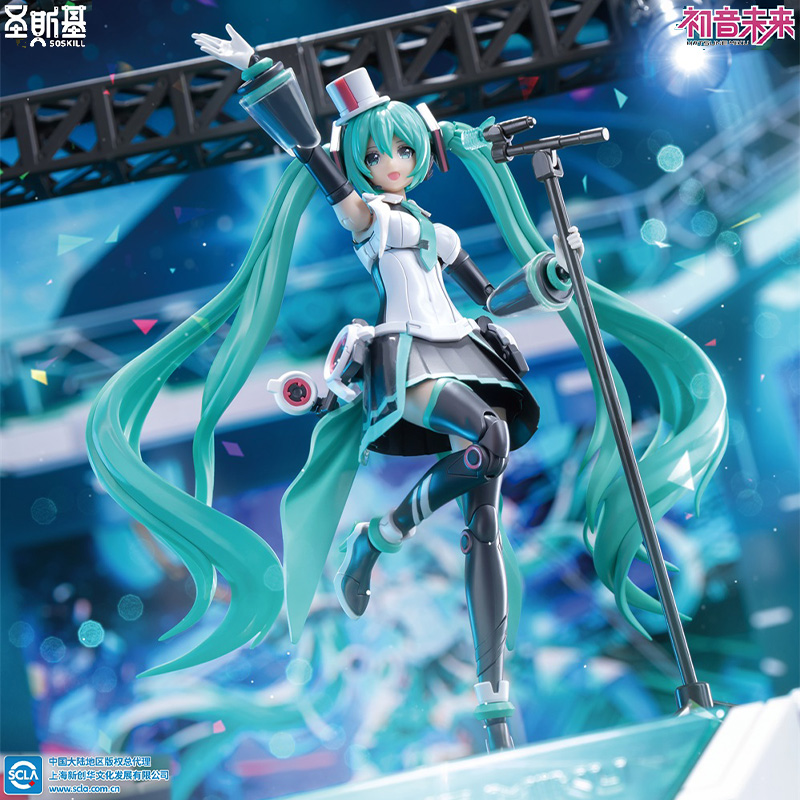 圣斯基可动初音未来樱花未来手办