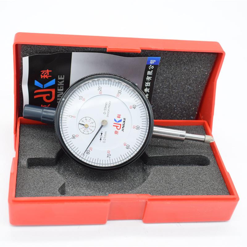 京科百分表高精度指示表0-10mm校表0.01杠杆防震防油磁力磁性表座
