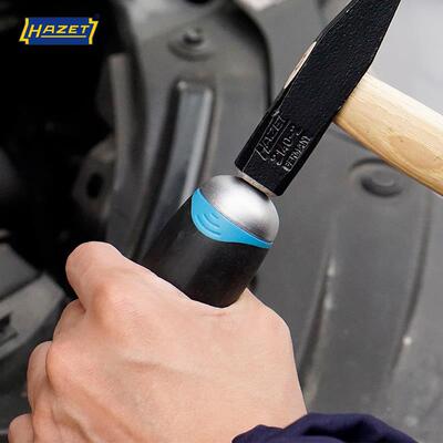 HAZET德国进口敲击螺丝刀可敲击穿心一字螺丝批工业级改锥起子
