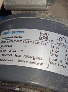 HS35F 01024 H ABZC C024 B E 100 T5Baumer空心轴旋转编码器替代