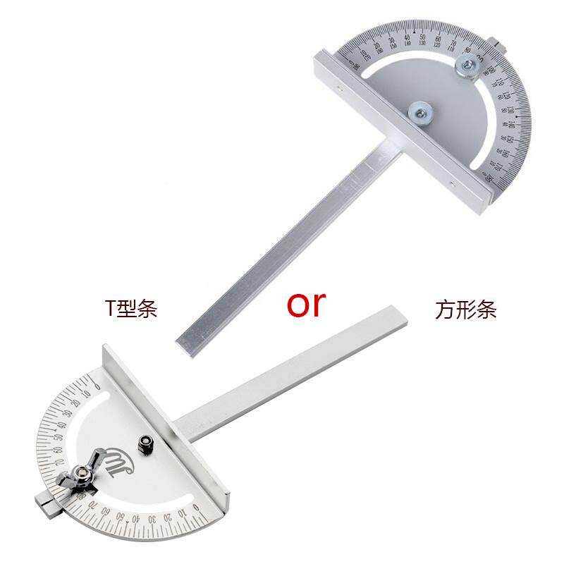 木工锯角度尺型锯度推尺d台iy台微锯角度推角尺面板t型槽外壳台锯